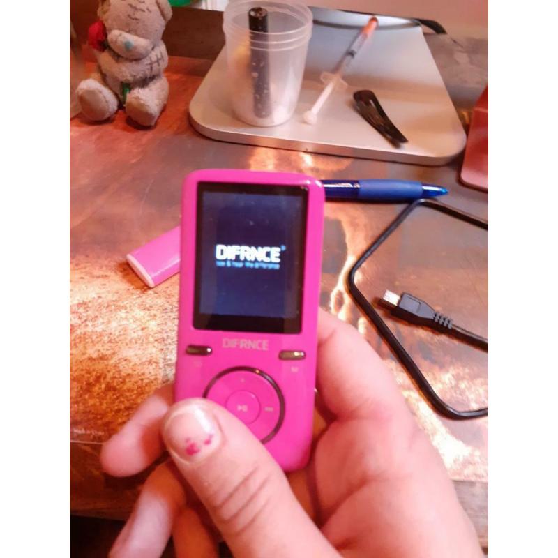 Roze MP4 speler Difrnce
