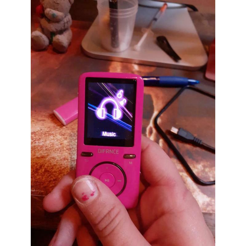 Roze MP4 speler Difrnce