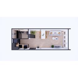 TINY HOUSE VIKING 31,8m2 Kostenloser Versand Container