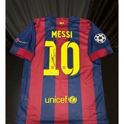 Lionel Messi Jersey Barcelona Handgesigneerd Beckett Authenticatie