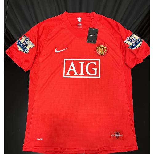 Jersey rood CRISTIANO RONALDO Hand gesigneerd BAS authenticatie