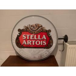 Lichtreclame Stella Artois dubbelzijdig
