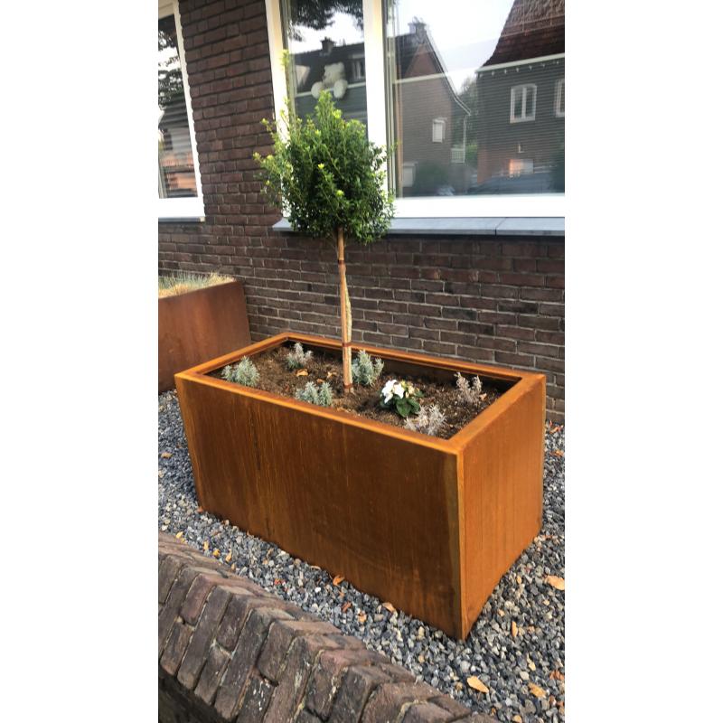 Cortenstaal bloembak / plantenbak