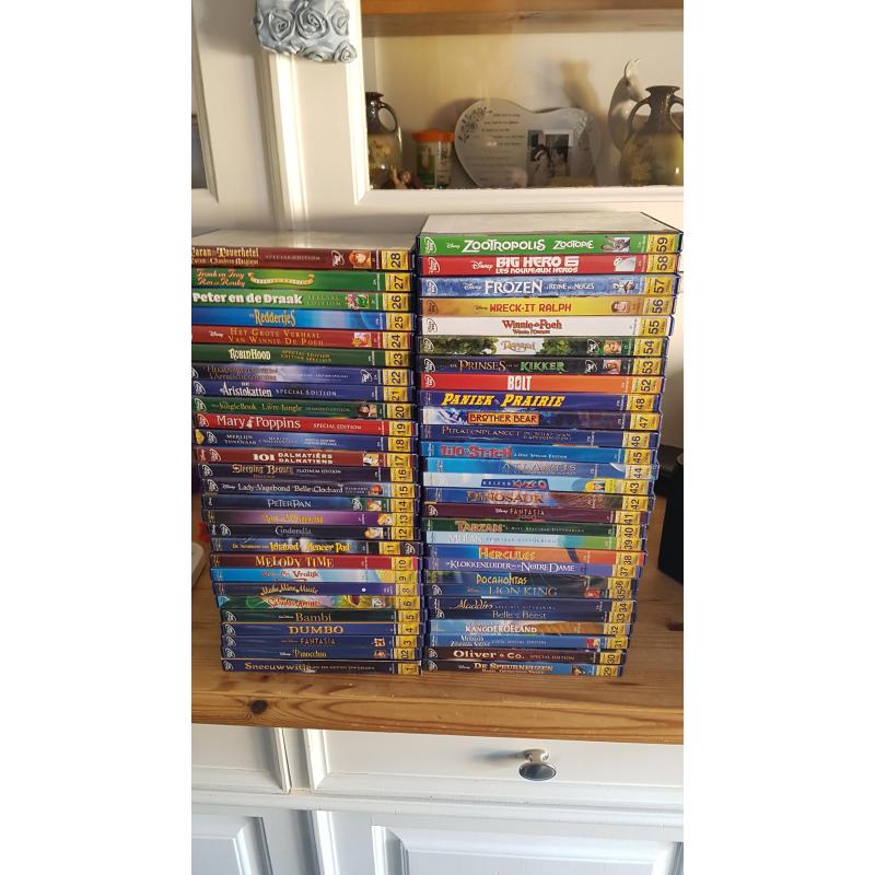 Walt Disney dvd's en Blu-ray actie !!!