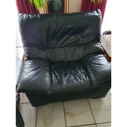 Volledig lederen salon en toebehoren  . weggeefprijs 695€