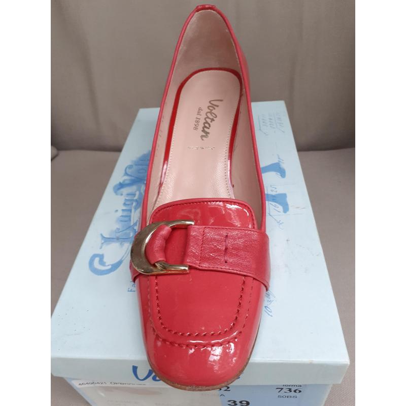 Voltan rode elegante schoen