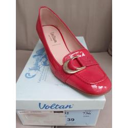 Voltan rode elegante schoen