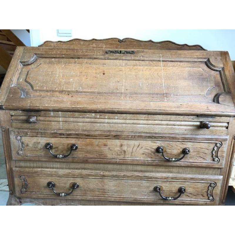 antieke secretaire mahonie
