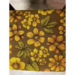 Vintage Seventies stoelen , 6 stuks leuk bloemenmotief
