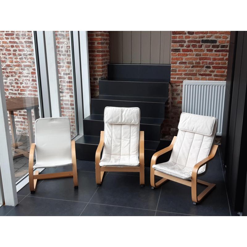Drie stoeltjes IKEA
