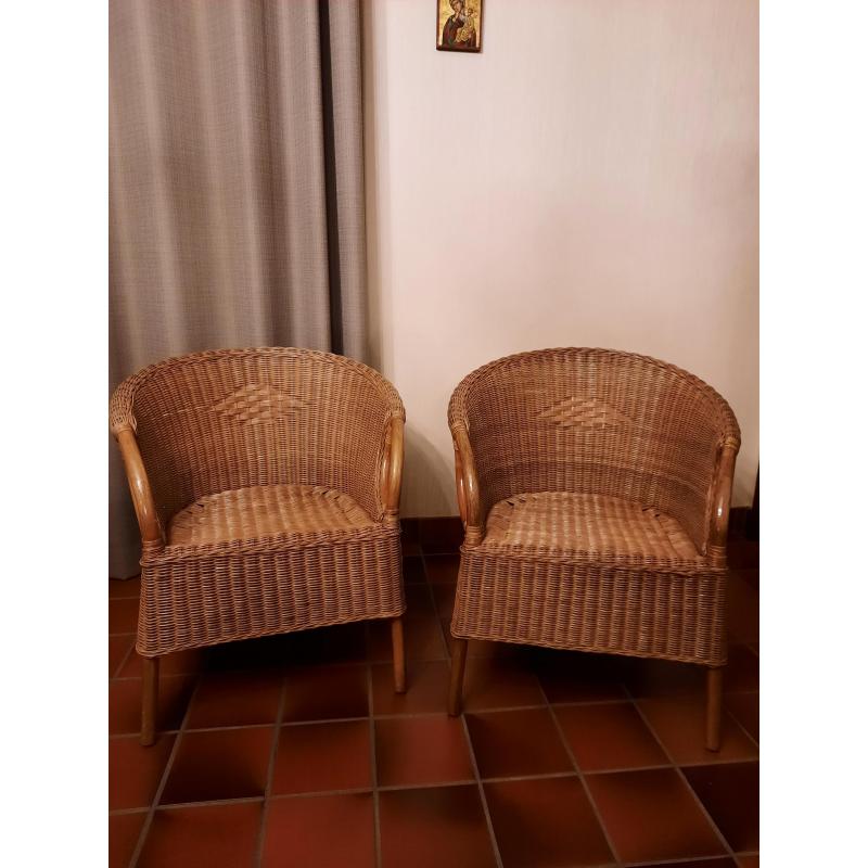 Rieten stoelen