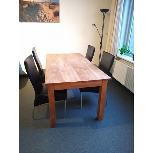 Ovale Kerselaren eetkamertafel met 6 stoelen
