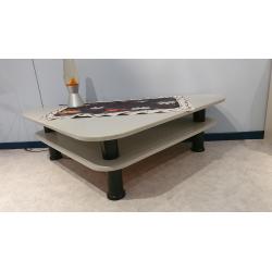 Moderne Hoek-Salontafel     WEG WEGENS VERHUIS          koopje