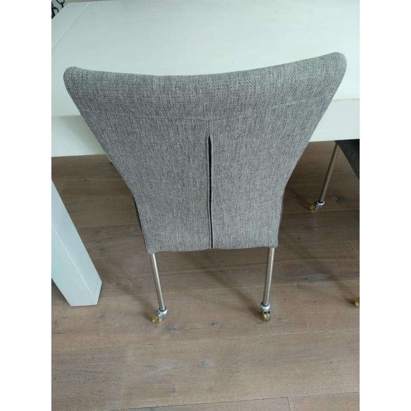 Eettafel met bank stoelen