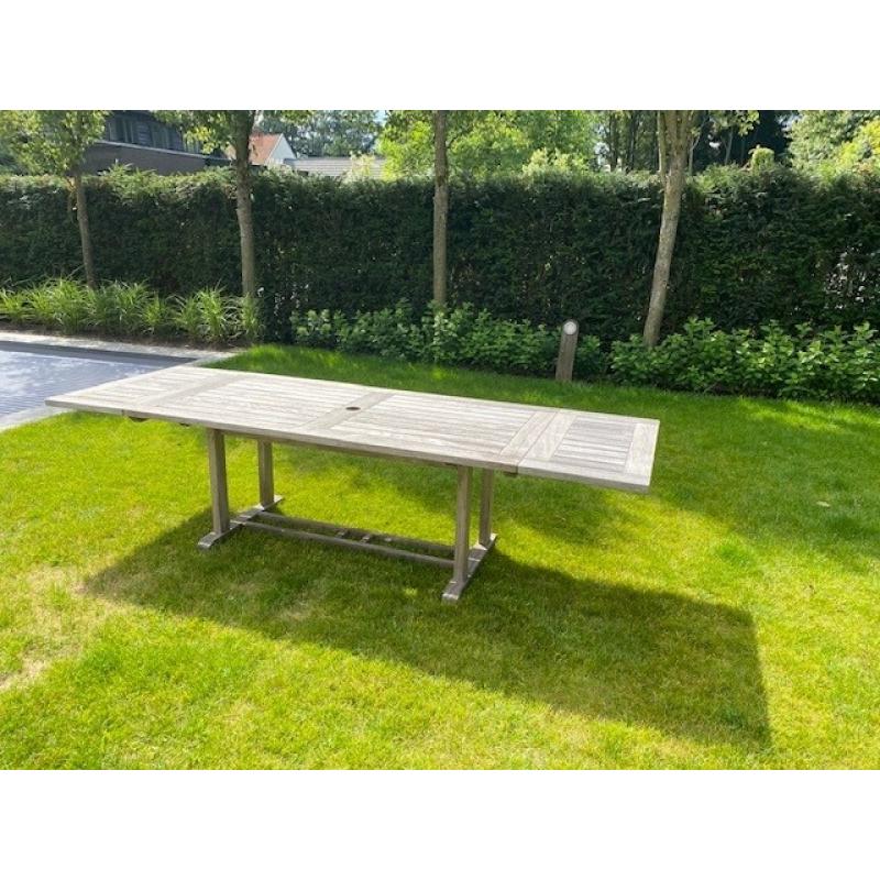 tuintafel in teak