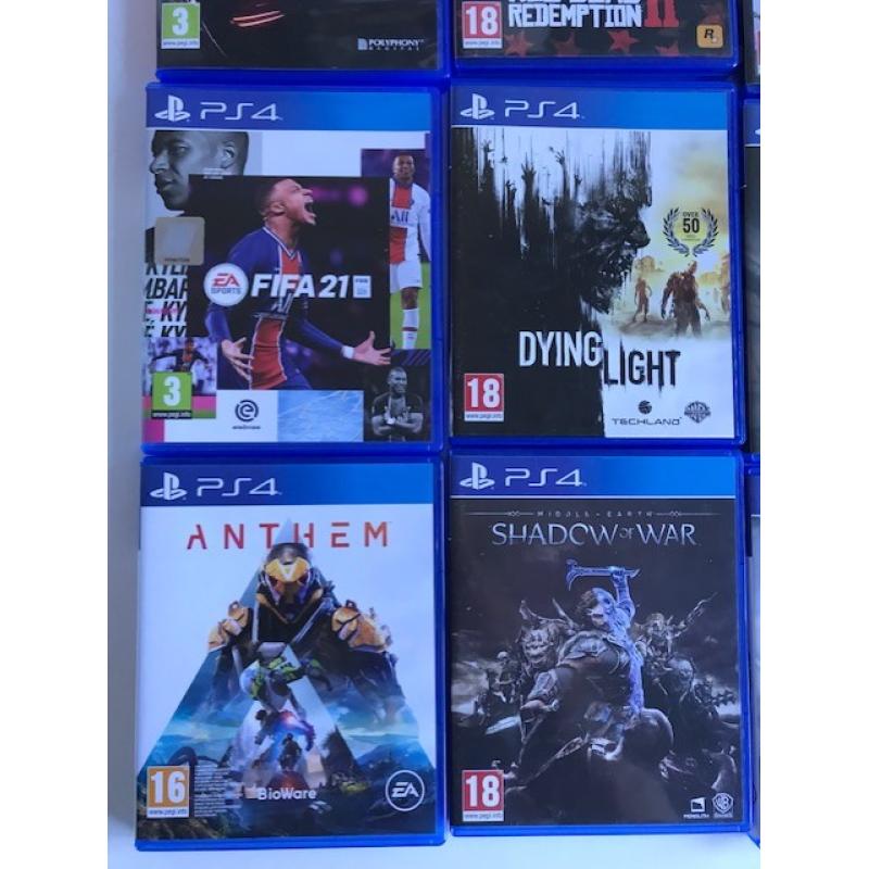 Grote verzameling ps4 games