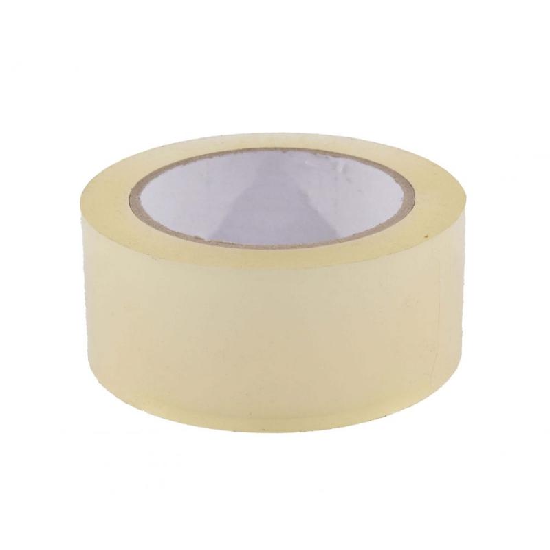 PVC-tape 48mm x 66mtr. Transparant en tape dispenser