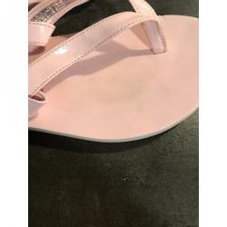 roze teenslippers UGG met bont