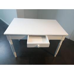 Massief houten tafel - wit
