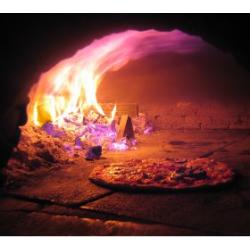 Nieuwe pizzaoven 100x100cm houtgestookte bakoven