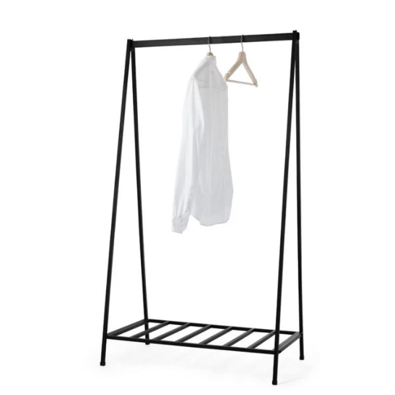 NIEUW IN DOOS: KLEDINGREK METAAL MET PLANK - 82X50X150 CM