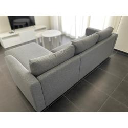 2.5 natuurlederen dubbele relaxzetel