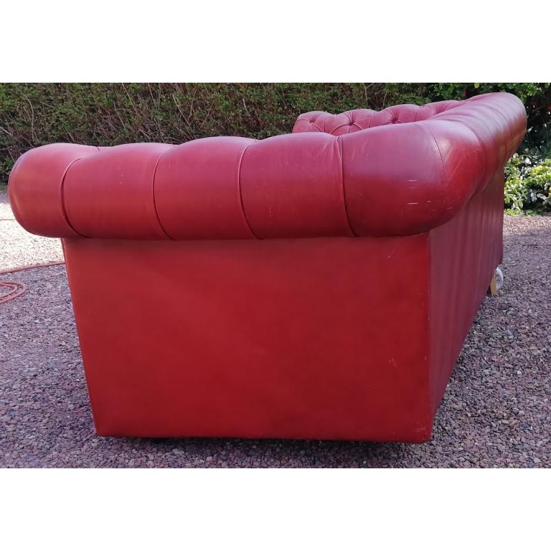 Chesterfield sofa,3 seats, Signed with pegasus
